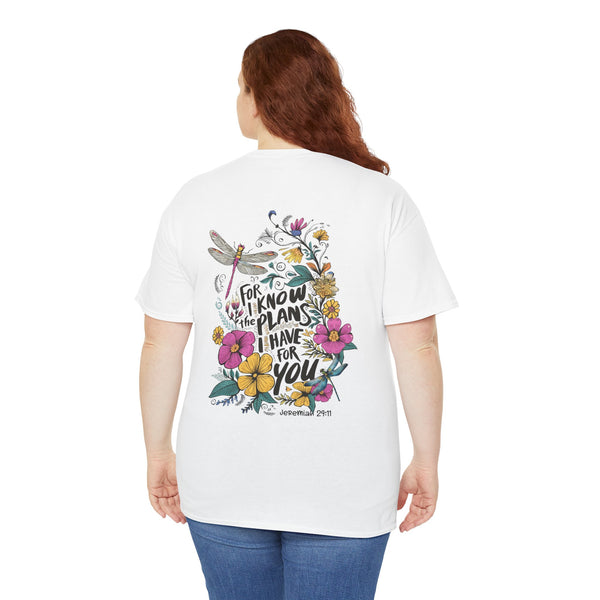 For I Know the Plans I Have for You Dragonfly Tee