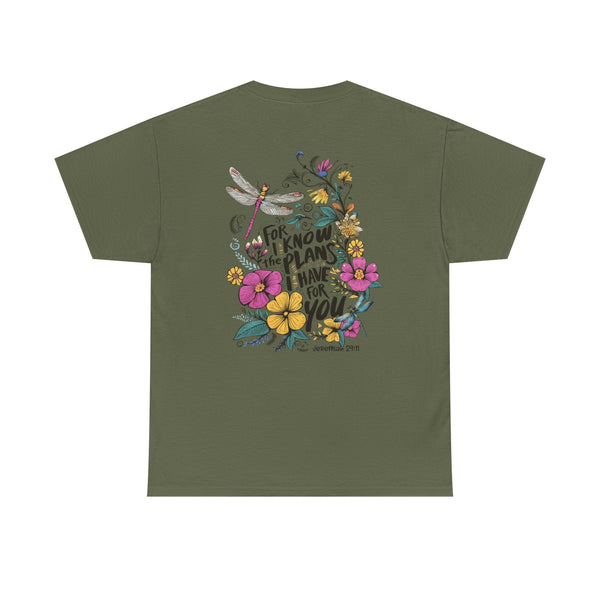 For I Know the Plans I Have for You Dragonfly Tee