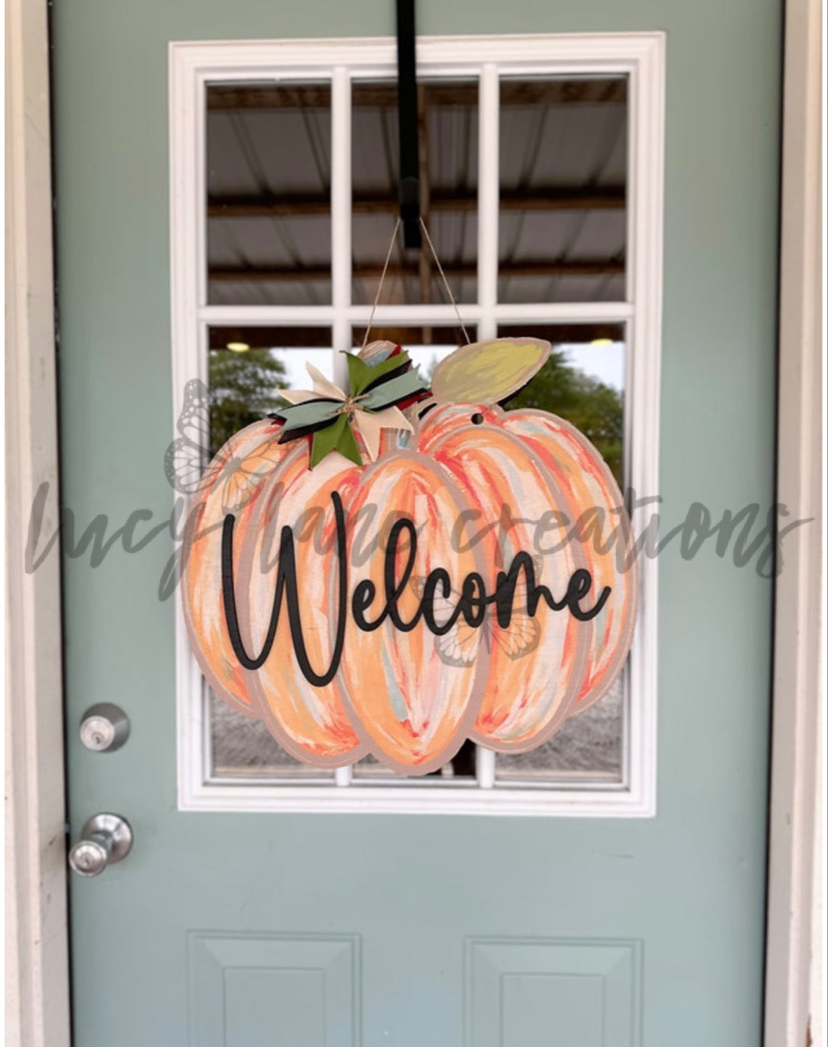 Colorful Paint Stroke Pumpkin