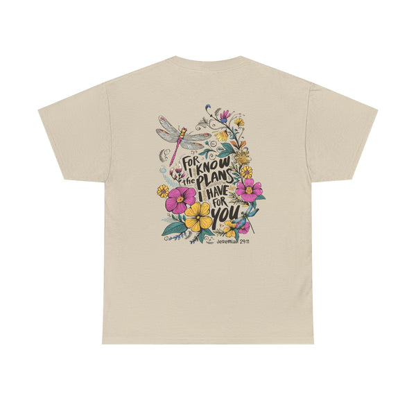 For I Know the Plans I Have for You Dragonfly Tee