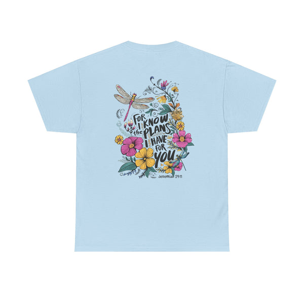 For I Know the Plans I Have for You Dragonfly Tee