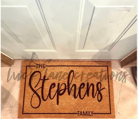 Personalized Coir Doormat