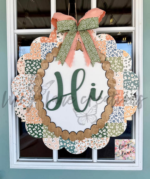 Quilt Spring Door Hangers