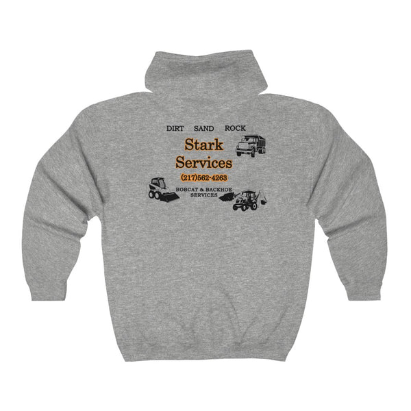 Stark Services Full Zip Hooded Sweatshirt