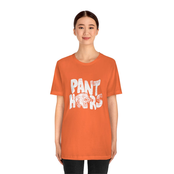 Vintage Panthers White Logo Unisex Jersey Short Sleeve Tee