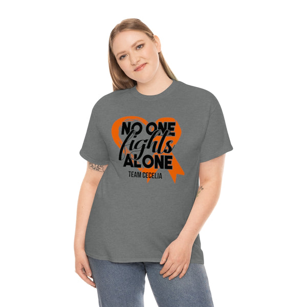 No One Fights Alone Unisex Heavy Cotton Tee