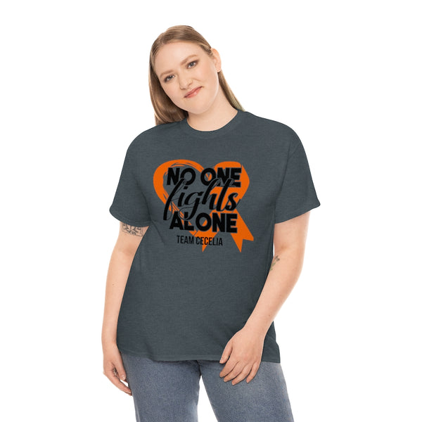 No One Fights Alone Unisex Heavy Cotton Tee