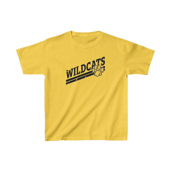 Wildcats Distressed Kids Tee