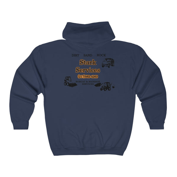 Stark Services Full Zip Hooded Sweatshirt