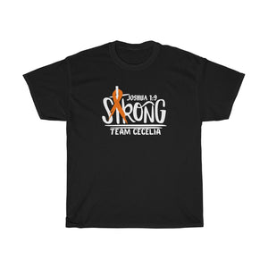 White Lettering Strong Unisex Heavy Cotton Tee