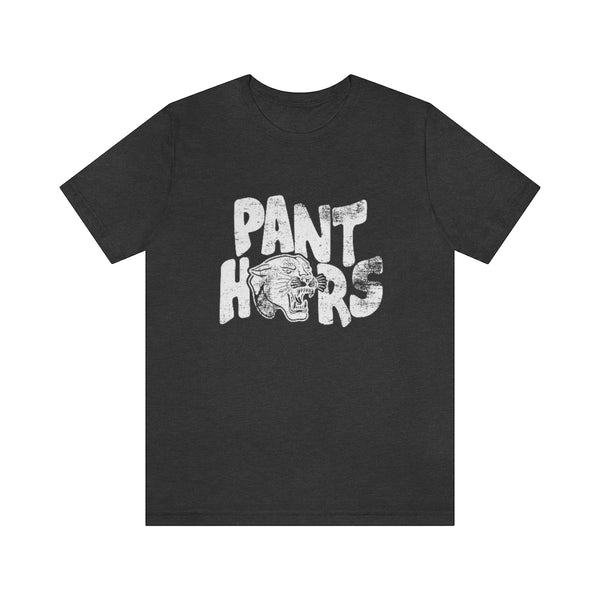 Vintage Panthers White Logo Unisex Jersey Short Sleeve Tee