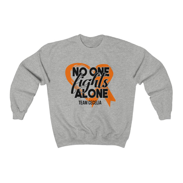 No One Fights Alone Unisex Heavy Blend™ Crewneck Sweatshirt