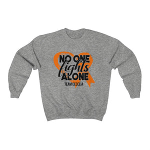 No One Fights Alone Unisex Heavy Blend™ Crewneck Sweatshirt