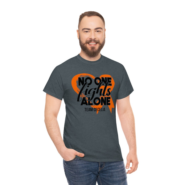No One Fights Alone Unisex Heavy Cotton Tee