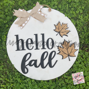 Hello Fall (Falling Leaves)