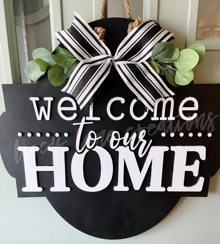 Welcome to our Home simple